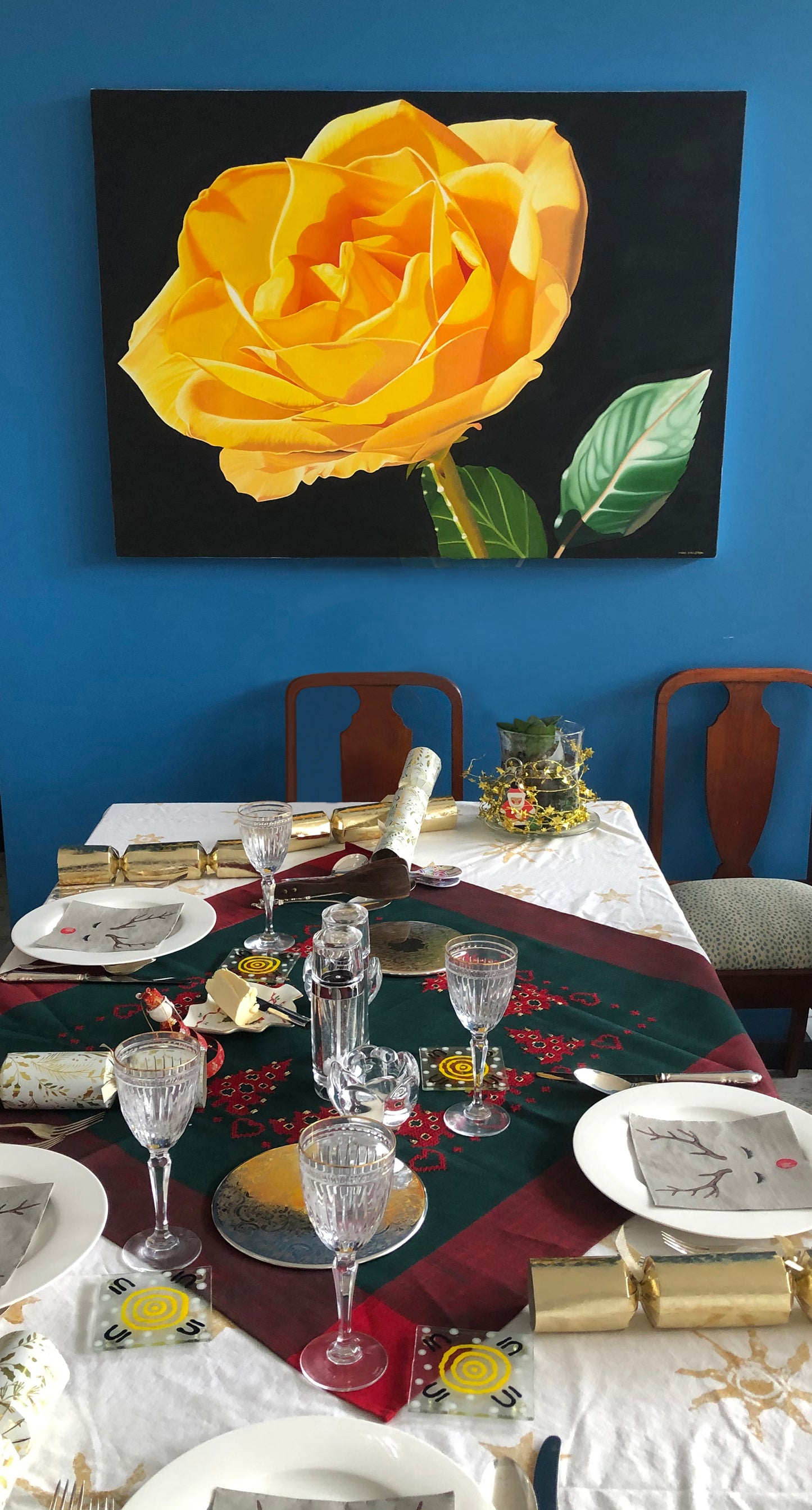 Yellow Rose: Original Oil Painting