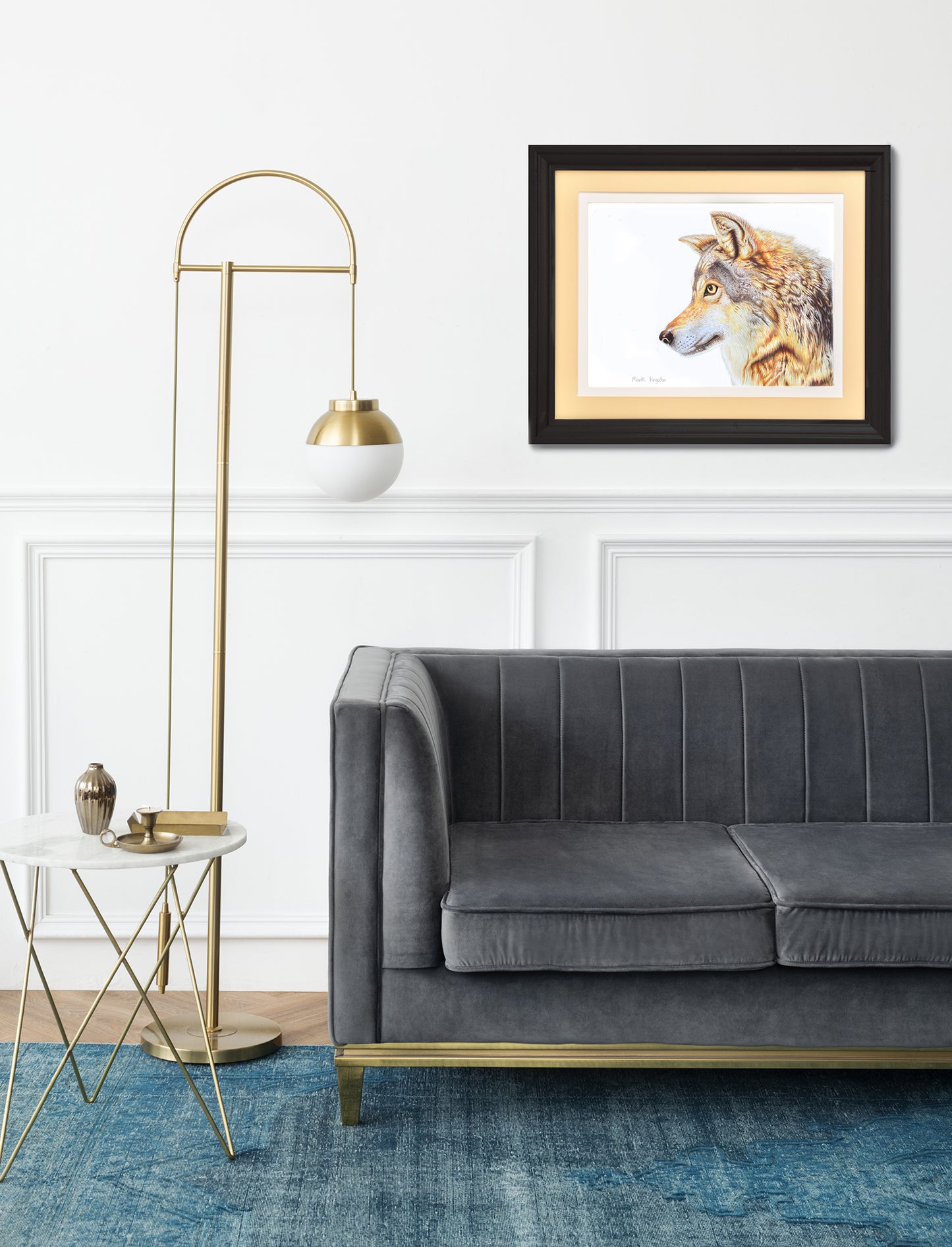 Tundra Wolf: Original Pencil Drawing