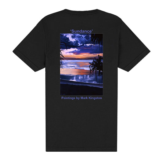 Sundance T-Shirt: Front is blank Sundance image on back