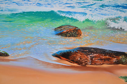 Whale Beach Looking South: Original Oil Painting