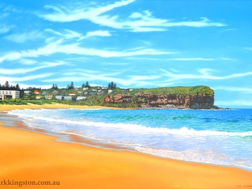 Mona Vale beach painting 72dpi cropped 26th feb 2018